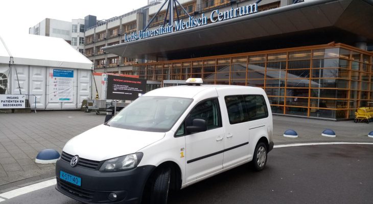 Onze Rolstoel Caddy bij het LUMC Leiden